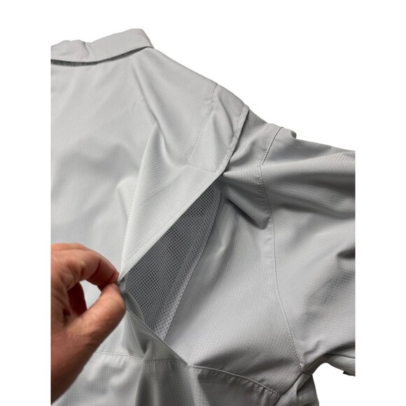 Columbia Men's PFG Button Front Ventilated Gray Long Sleeve Shirt Size XXL - Picture 10 of 16